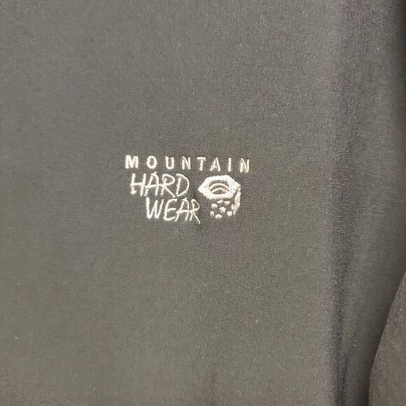 MOUNTAIN HARDWEAR Jacket Womens XL Black Full Zip Softshell Airshield Outdoor - Picture 3 of 9
